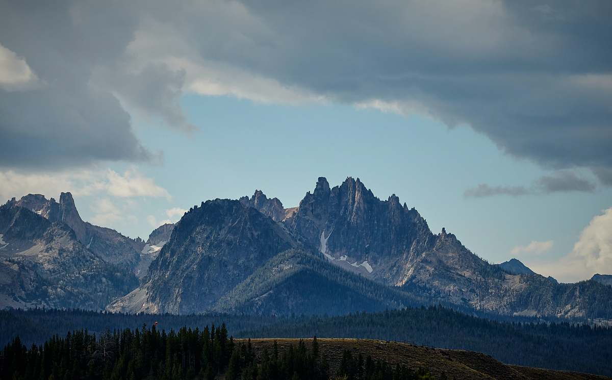 mountain rocky mountain near forest nature